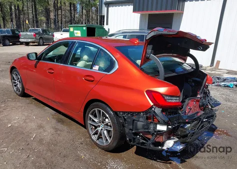 2022 BMW 330I из США, поврежденный, VIN 3MW5R1J08N8C43243